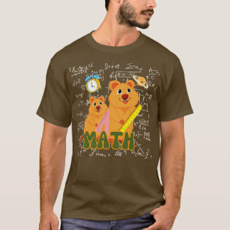 Camiseta quokas matemáticos