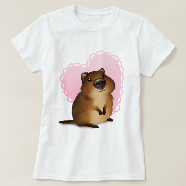 Camiseta Quokka (Frente do Design)