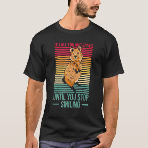 Camiseta Quokka Australiana Citação De Um Ventilador De Quo