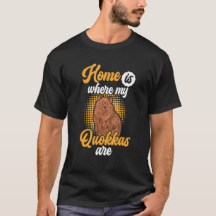 Camiseta Quokka é a minha casa.