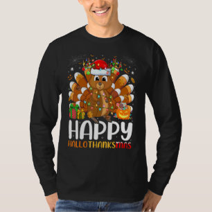 Camiseta Quokka Halloween Natal Feliz Hallothanksmas