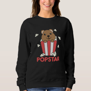 Camiseta Quokka Popcorn Time Engraçado Animais Em Comida R