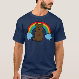 Camiseta Quokka Rainbow