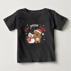Camiseta Quokka, sou Snow Cute Snowman Snowman Pun