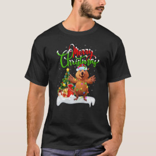 Camiseta Quokka Xmas Decorations Papais noeis Quokka Natal