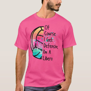 Camiseta Quota Engraçada Do Jogador De Voleibol Defensivo D