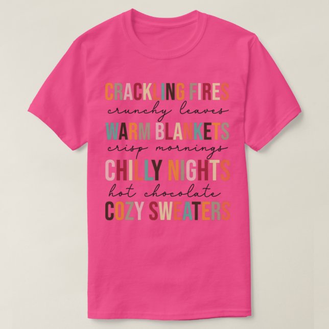 Camiseta Quotas de outono (Frente do Design)