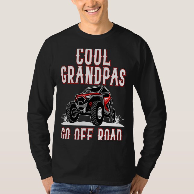 Camiseta Quote Cool Grandpas Go Road UTV 4  Wheeler (Frente)