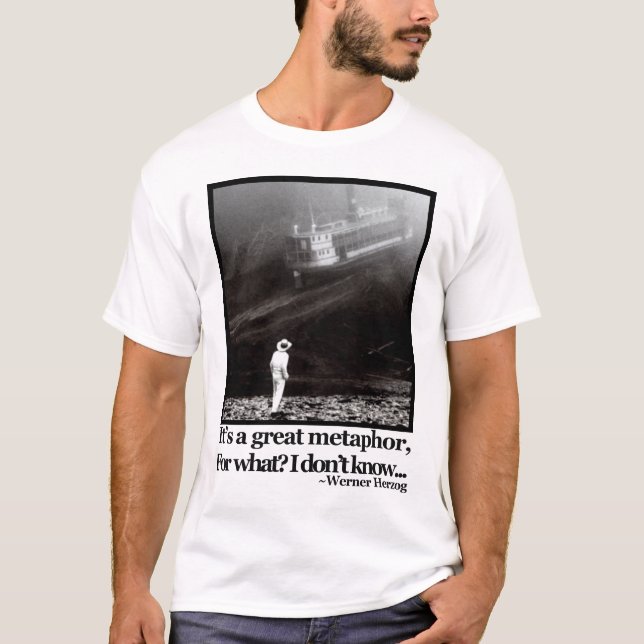 Camiseta Quote Fitzcarraldo Werner Herzog (Frente)