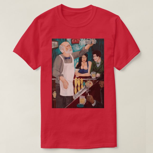 Camiseta quotVenha aqui frequentemente (Frente do Design)
