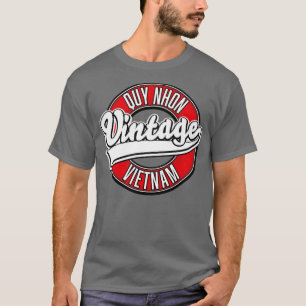 Camiseta Quy Nhon vietnam retro logo