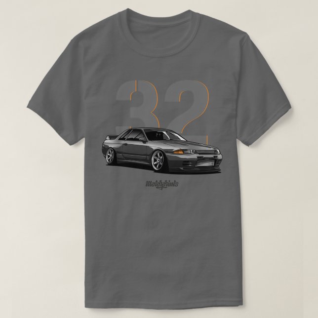 Camiseta R32 GTR grayTShirt (Frente do Design)