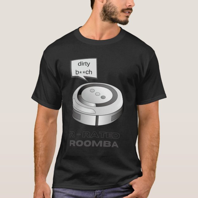 Camiseta R classificado Roomba (Frente)