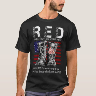 Camiseta R.E.D Sexta-feira Militares Lembram-se de Todos Im