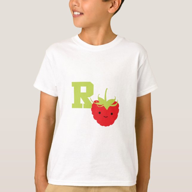 Camiseta R é para framboesa (Frente)