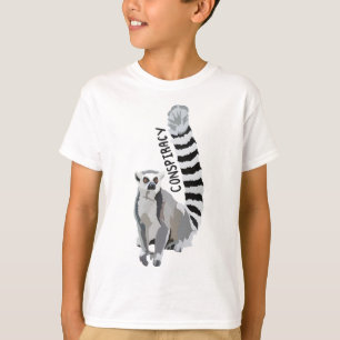 Camiseta R é para o Lemur Alvo