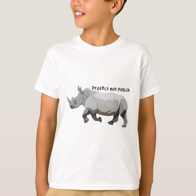 Camiseta R é para o Rhino (Frente)