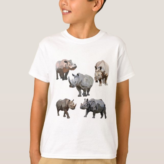 Camiseta R é para o Rhino (Frente)