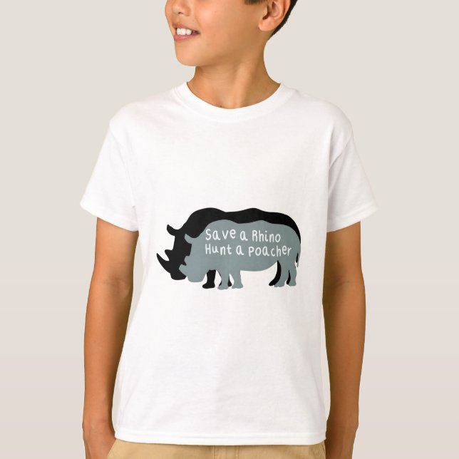 Camiseta R é para o Rhino (Frente)