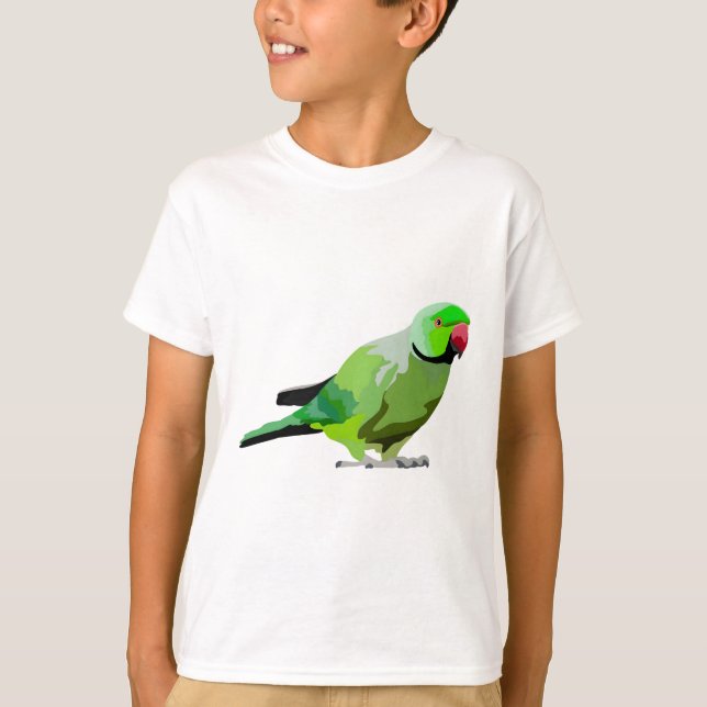 Camiseta R é para periquito Rosa (Frente)