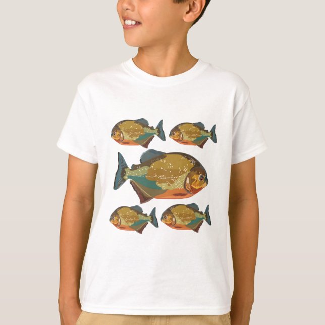 Camiseta R é para Red Belied Piranha (Frente)