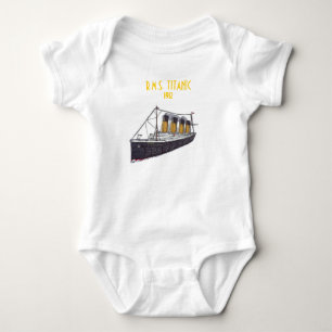 Camiseta R.M.S. TITÂNICO - Creeper infantil