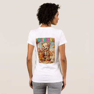 Camiseta RA1DER5: O Gráfico Retro "Sugar Rush Skeleton" T