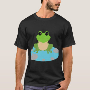 Camiseta rã no lago