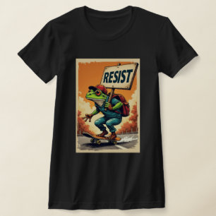Camiseta Rã Resiste Portland Protesto da Rã - Portland Rã