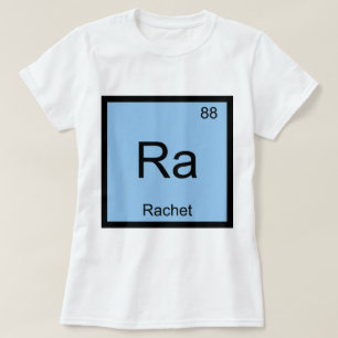 Camiseta Ra - Símbolo do Elemento Químico Raquete