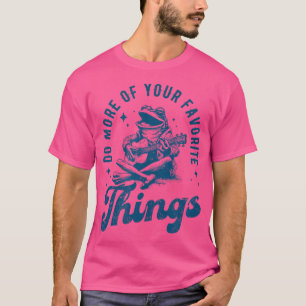 Camiseta Rã Tocando Guitarra Cantandofaça Mais das Suas Coi