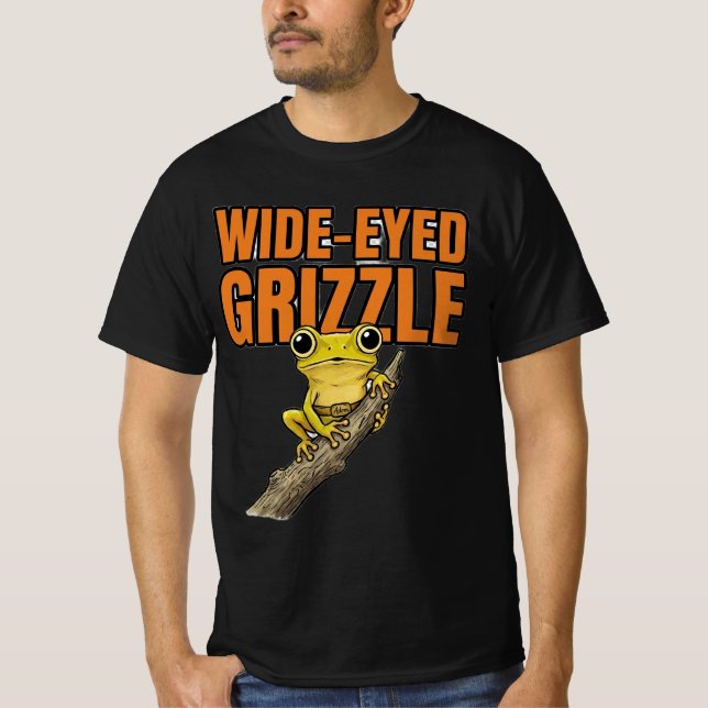 Camiseta Rã Verde de Rosto Largo (Frente)