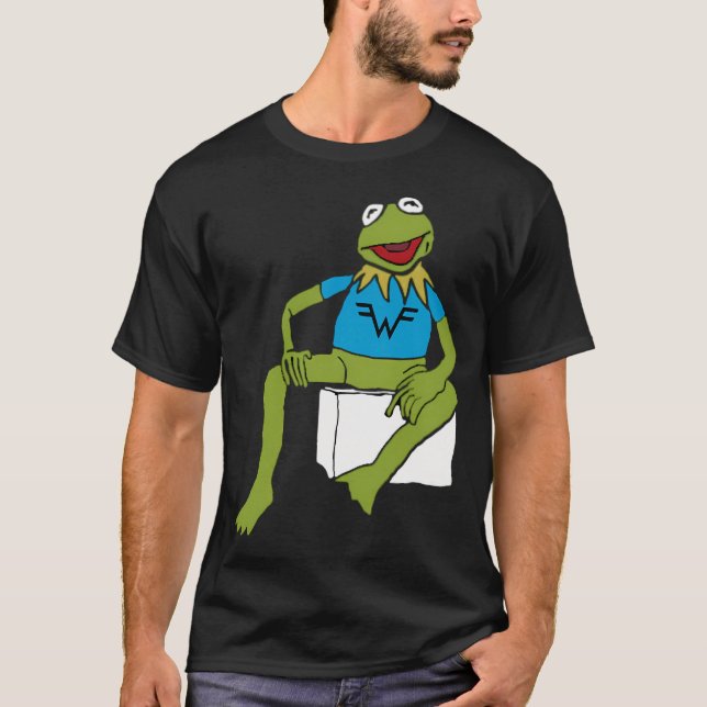Camiseta Rã Verde Presente Perfeito Para Fã Música Banda de (Frente)