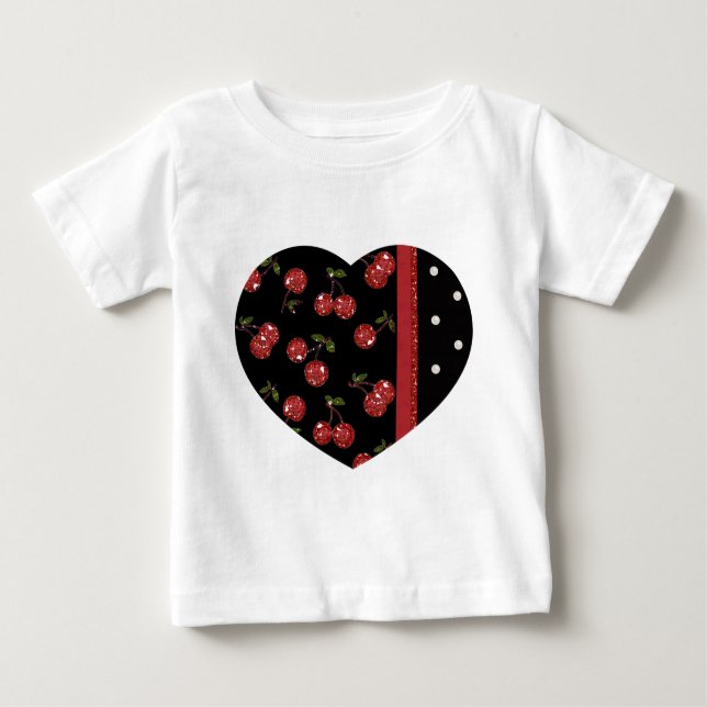 Camiseta RAB Rockabilly Muito Cherry Black (Frente)