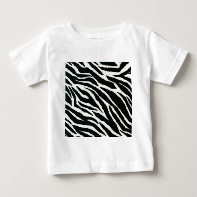 Camiseta RAB Rockabilly Zebra Imprime Preto e Branco (Frente)