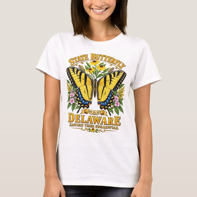 Camiseta Rabada-de-tigre de Delaware (Frente)
