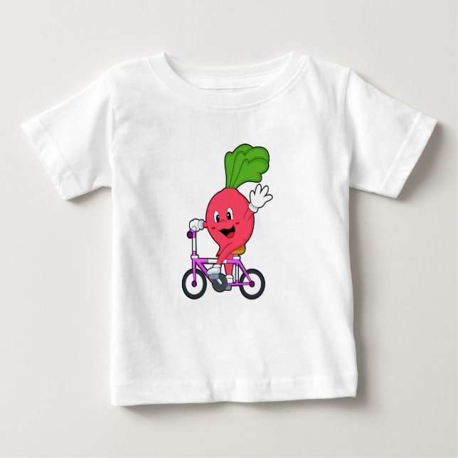 Camiseta Rabanete com Bicicleta (Frente)