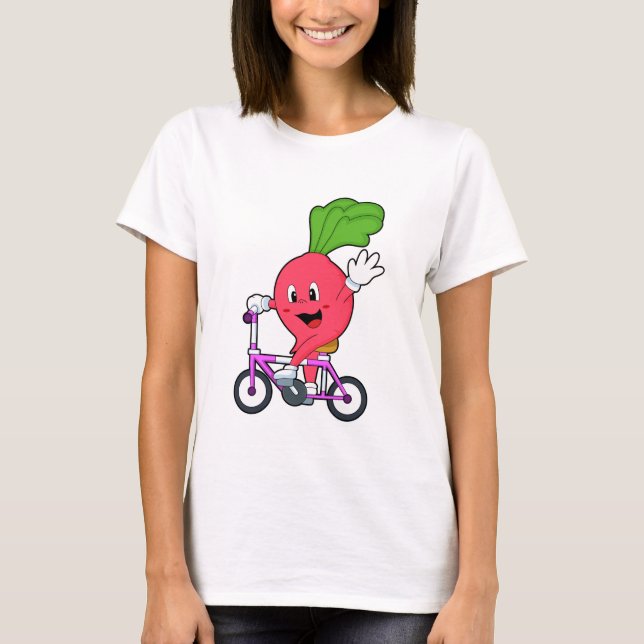 Camiseta Rabanete com Bicicleta (Frente)