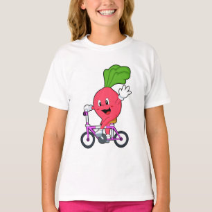 Camiseta Rabanete com Bicicleta