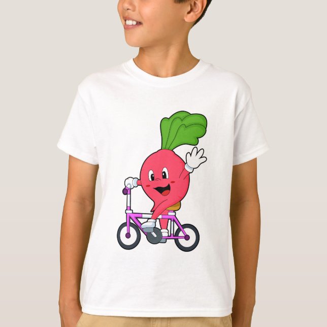 Camiseta Rabanete com Bicicleta (Frente)