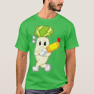 Camiseta Rabanete-de-críquete