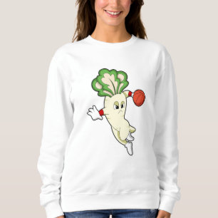 Camiseta Rabanete no basquete