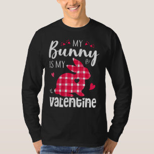 Camiseta Rabbit Bunny É O Meu Felz pascoa Namorados Mulhere