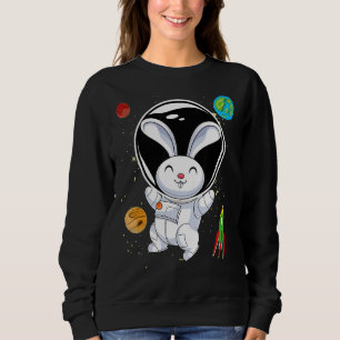 Camiseta Rabbit Cute Animal Rocket Planets Scientist Astron