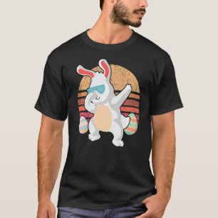 Camiseta Rabbit Dabbing Too Hip To Salto Bunny Páscoa Day 2