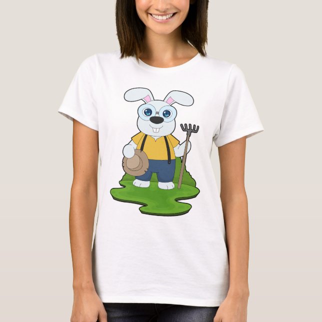 Camiseta Rabbit Farmer Rake Farm (Frente)