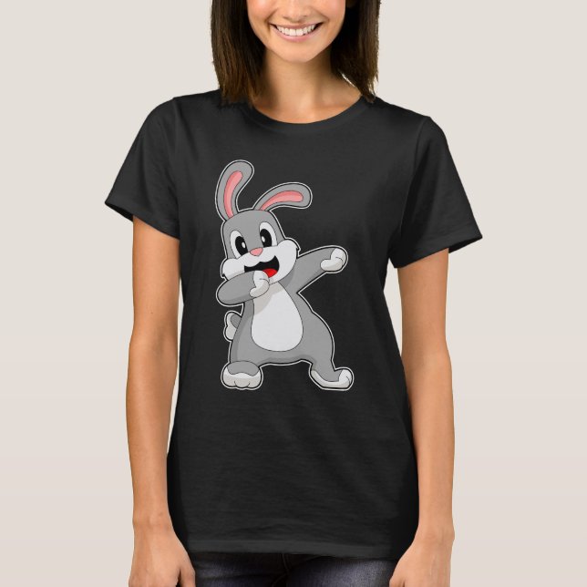 Camiseta Rabbit Hip Hop Dance Dab (Frente)