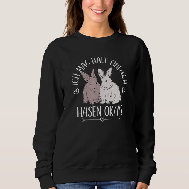 Camiseta Rabbit Ich Mag Halt Einfach Rabbit Ok Rabbit (Frente)