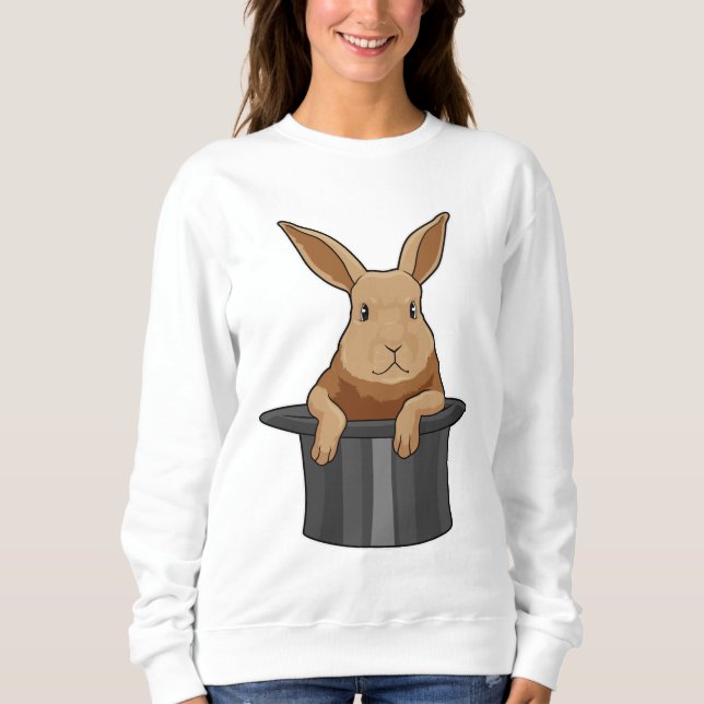 Camiseta Rabbit Mágico Chapéu mágico (Frente)