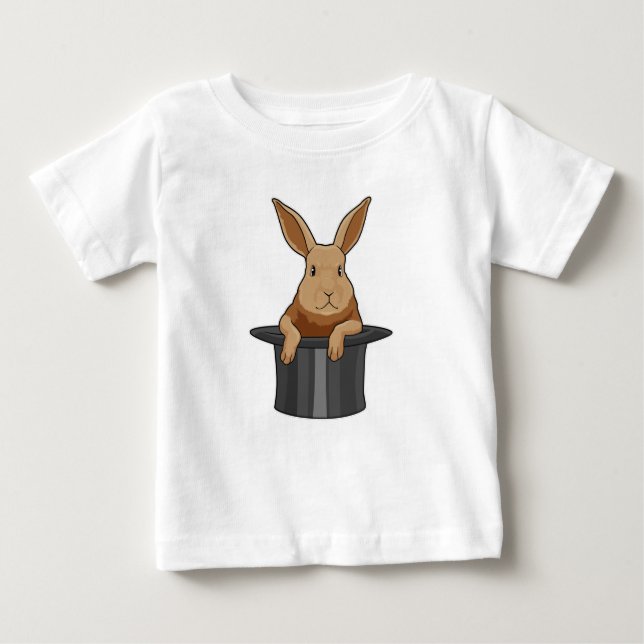 Camiseta Rabbit Mágico Chapéu mágico (Frente)
